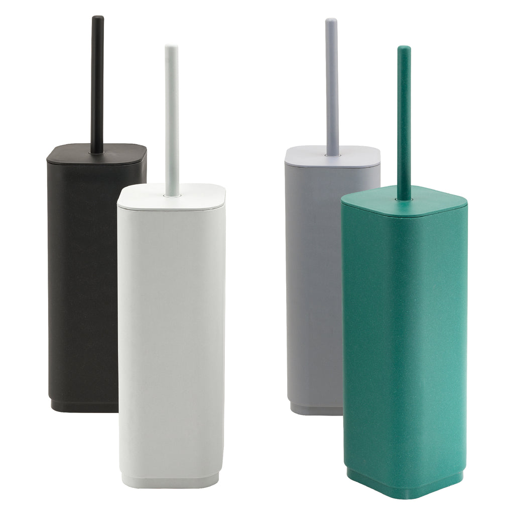 Scopino da appoggio Seventy EkoplÃ  Gedy in materiale plastico riciclato - Bianco Matt