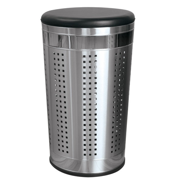 Cesto portabiancheria da 46 litri in acciaio inox