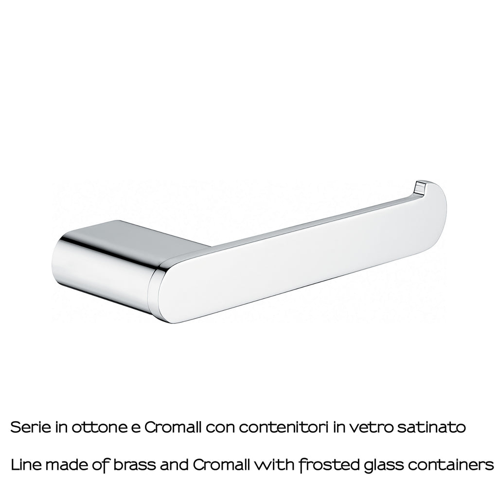 Portarotolo a parete Gedy serie Azzorre - Cromato