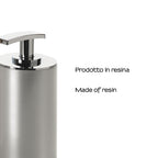 Dosasapone da appoggio Gedy serie Vega - Argento