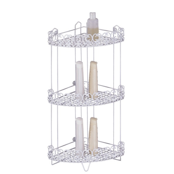 Mensola doccia angolare 3 Livelli modello Agadir colore bianco