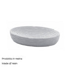 Portasapone da appoggio in resina Gedy serie Gemini - Bianco