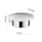 Portasapone in ottone e Cromall Gedy serie Canarie - Cromato