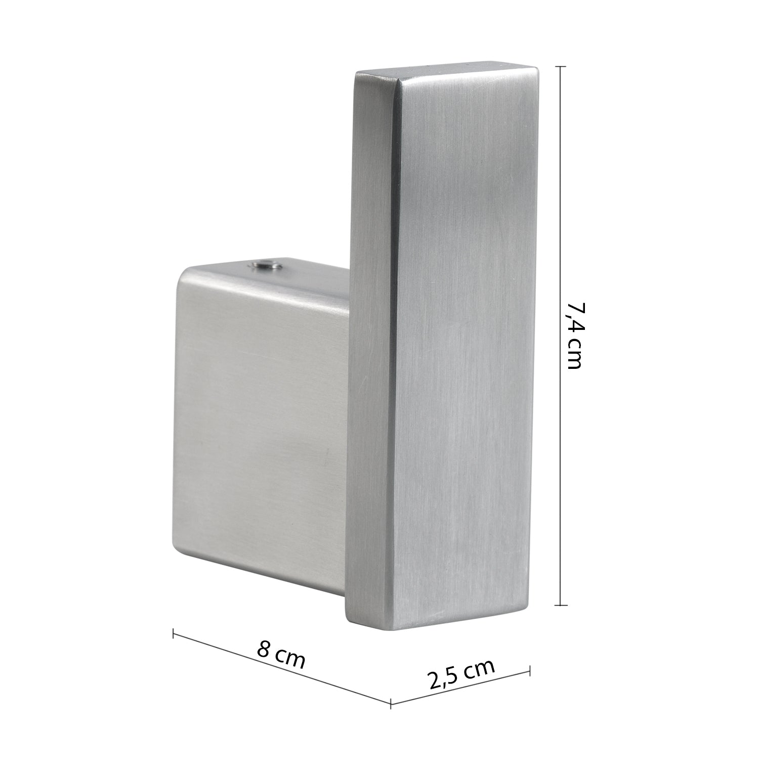 Appendiabiti in Acciaio Inox AISI 304 e Cromall Maui di Gedy - Spazzolato