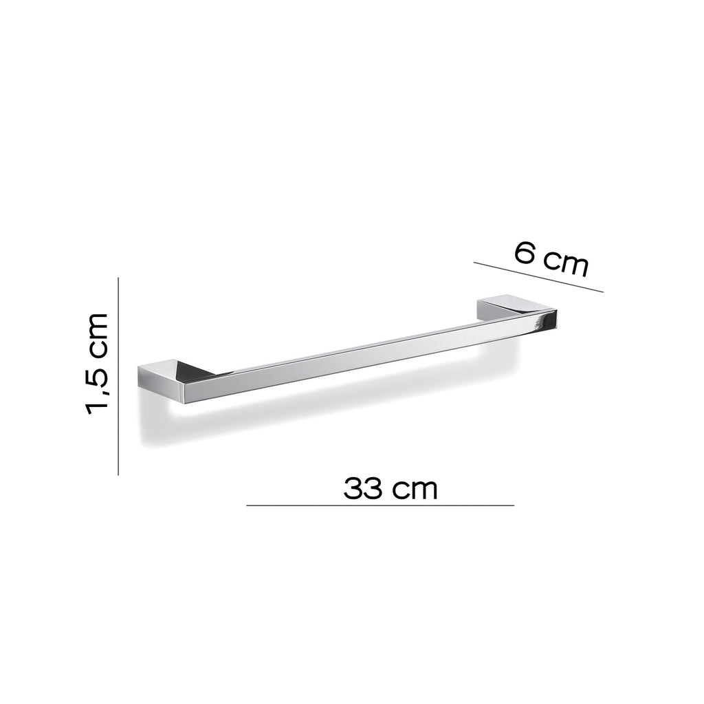 Portasalviette 33 cm in Ottone e Cromall Gedy serie Lanzarote - Cromato