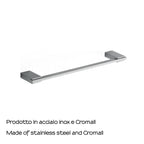 Portasalviette 35 cm in Acciaio Inox di Gedy serie Kansas - Cromato