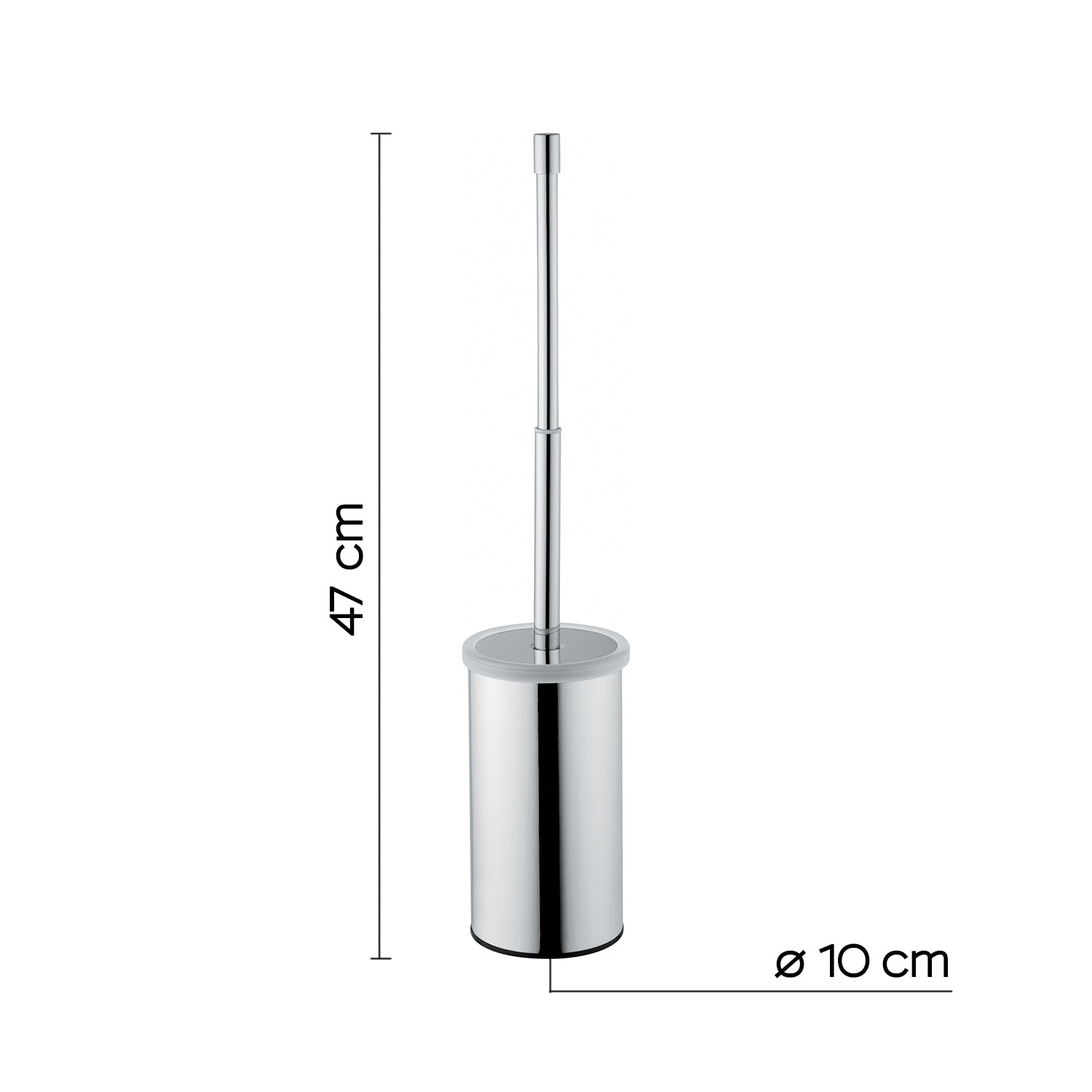 Scopino in Acciaio Inox Gedy serie Canarie - Cromato