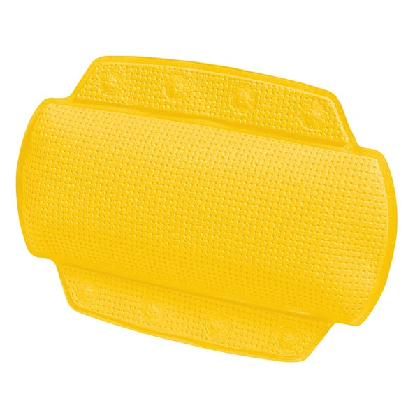 Cuscino da bagno per vasca in PVC modello Alaska colore giallo