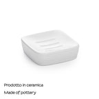 Portasapone in ceramica Gedy serie Kelly - Bianco