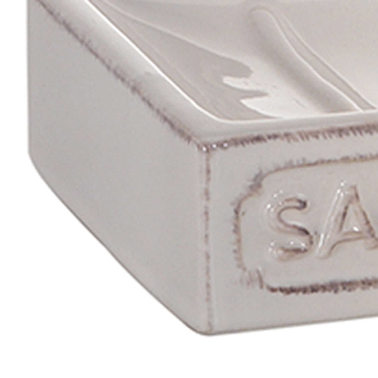 Portasapone da appoggio Gedy serie Vivienne - Bianco