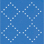 Cuscino da bagno per vasca in PVC modello Alaska colore blu elettrico