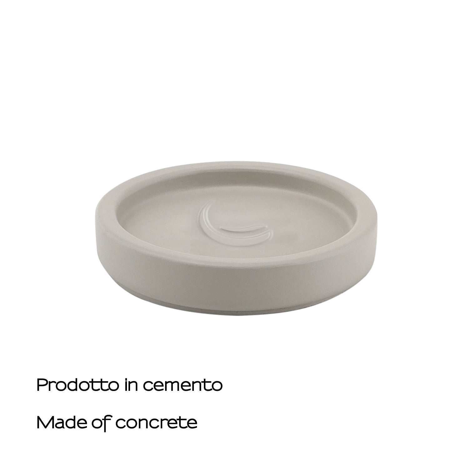 Portasapone in cemento Gedy serie Giunone - Grigio