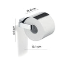 Portarotolo coperto a parete Gedy serie Lounge - Cromato