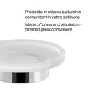 Portasapone a muro Gedy serie Gea - Cromato