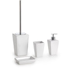 Scopino in ceramica Gedy serie Karima - Bianco