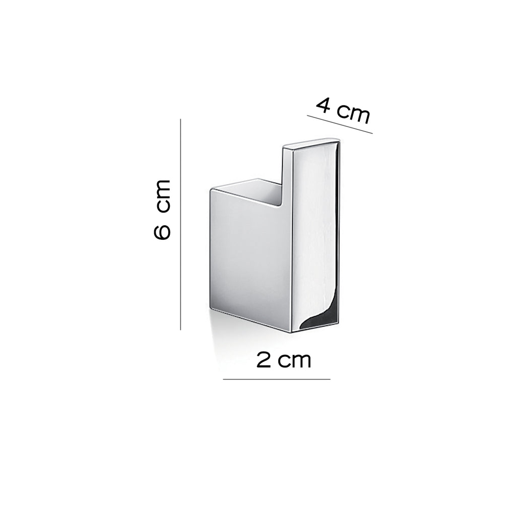 Appendiabiti in Ottone e Cromall Gedy serie Lanzarote - Cromato