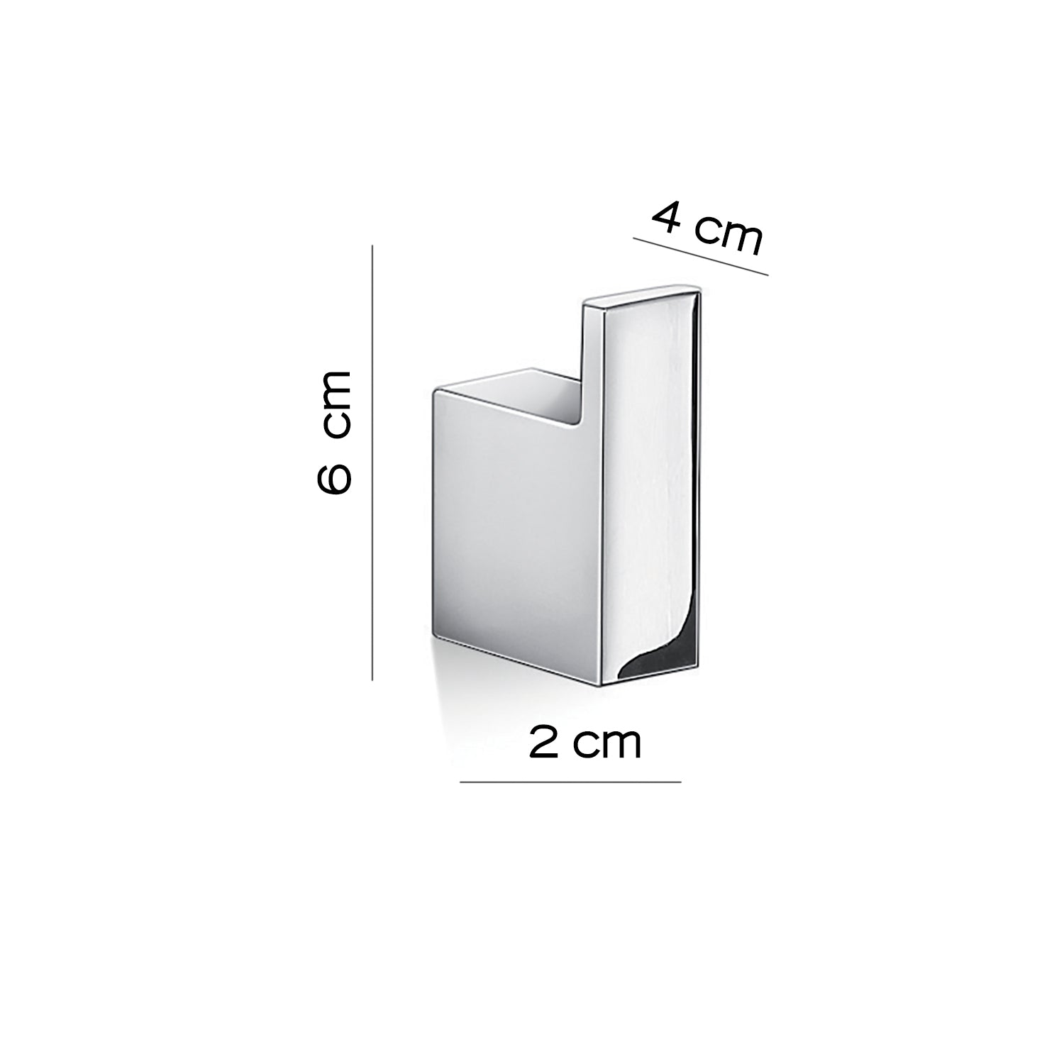 Appendiabiti in Ottone e Cromall Gedy serie Lanzarote - Cromato