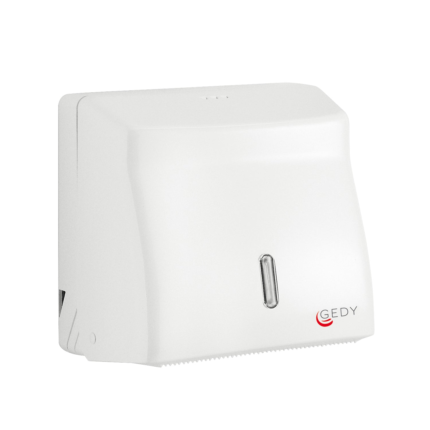 Distributore di salviette di carta max 300 fogli o a rotolo di Gedy - Bianco