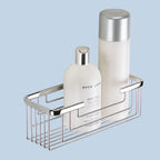 Portaoggetti doccia rettangolare alto modello Augustus di Gedy - Cromato