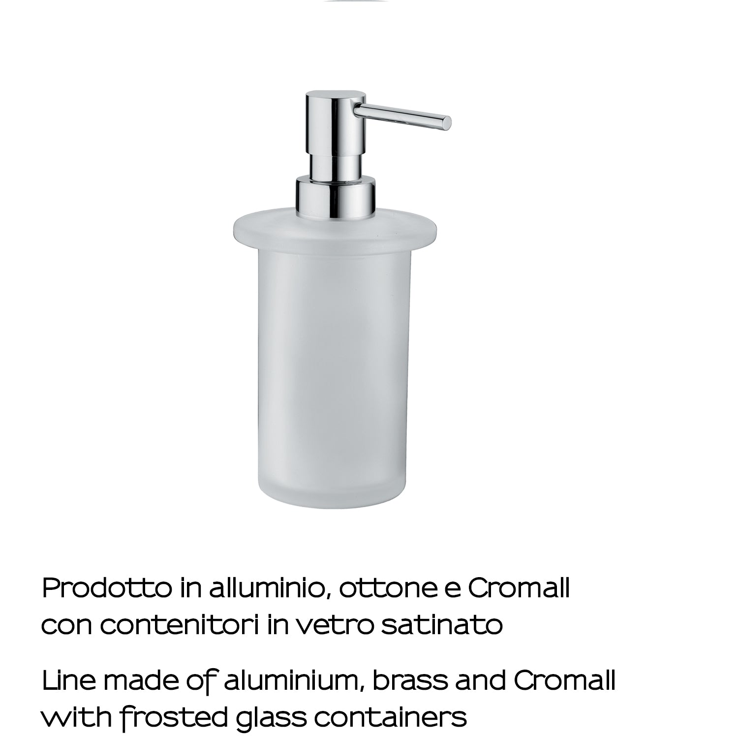 Dosasapone per barra attrezzabile A147 Gedy serie Azzorre - Satinato