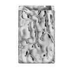 Portaspazzolini in ceramica Gedy modello New Martina - Argento