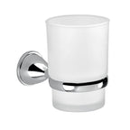 Portaspazzolini in Acciaio Inox Genziana di Gedy - Cromato