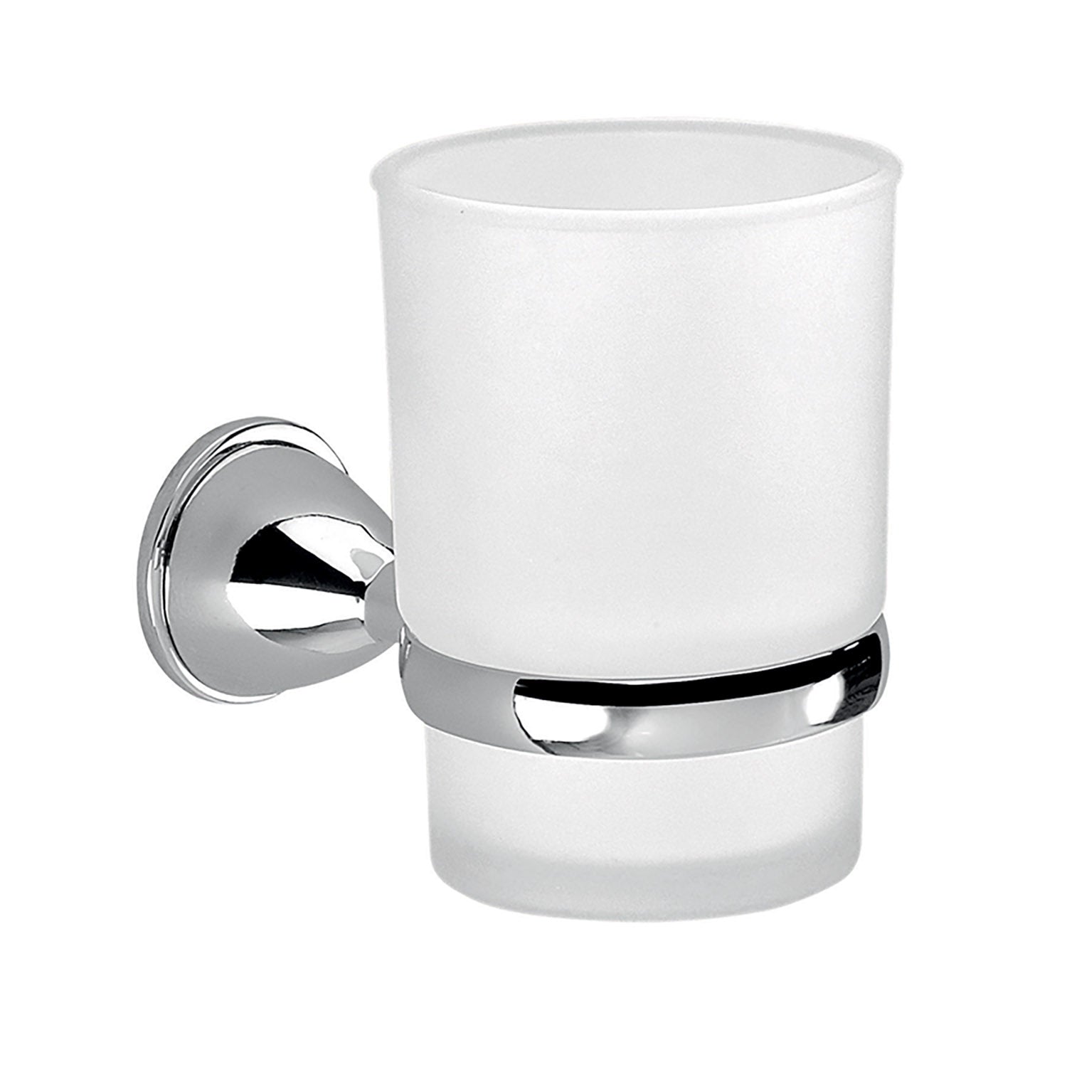 Portaspazzolini in Acciaio Inox Genziana di Gedy - Cromato