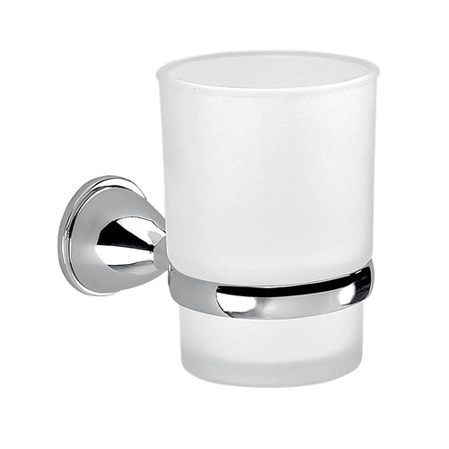 Portaspazzolini in Acciaio Inox Genziana di Gedy - Cromato