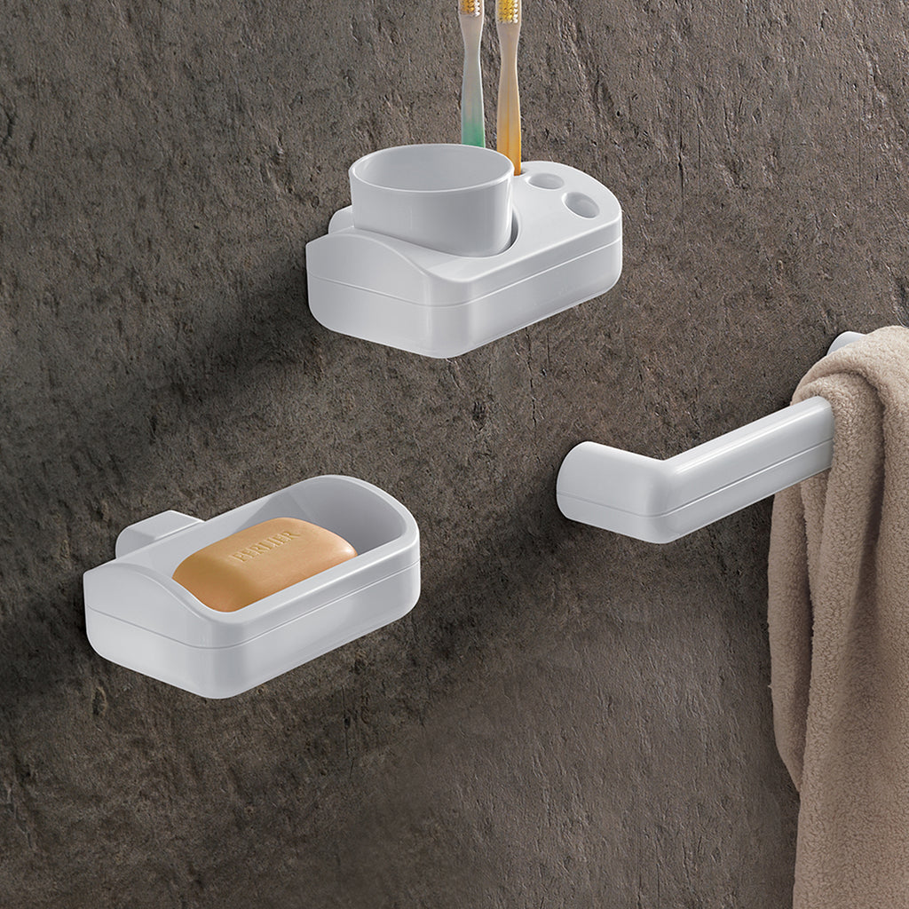 Portasapone a muro di Gedy serie 2900 - Bianco