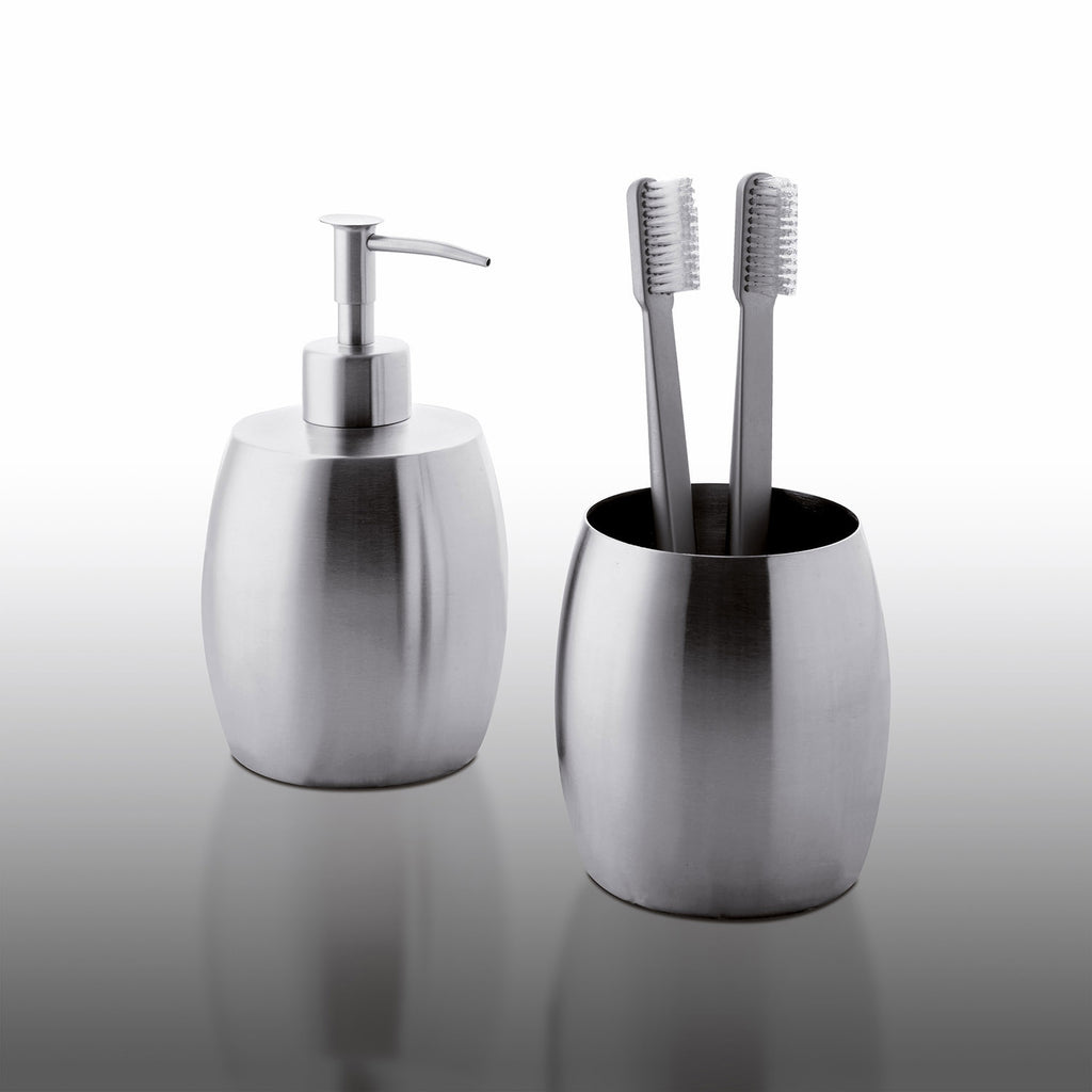 Dispenser sapone in Acciaio Inox Gedy serie Nigella - Spazzolato