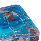 Portasapone da appoggio Gedy serie Pyxis - Bianco/Blu