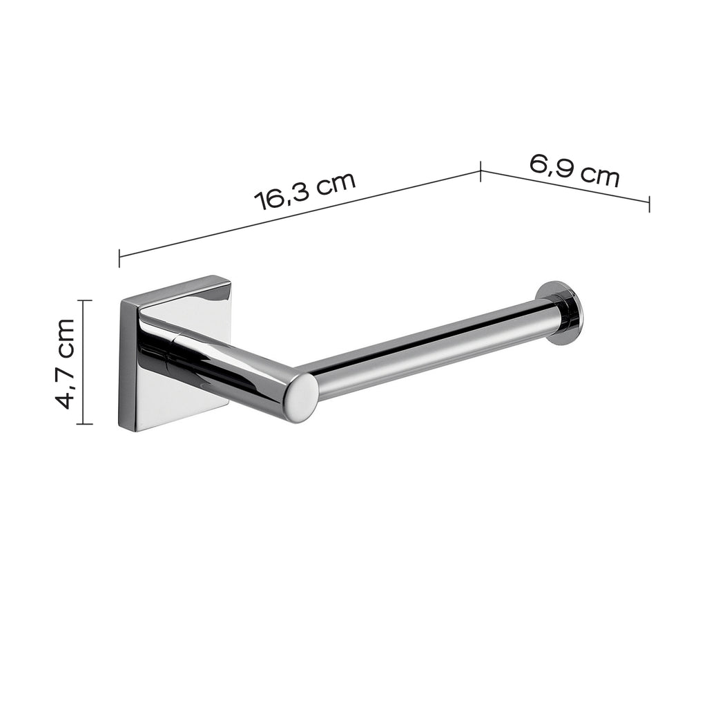 Portarotolo a muro Fuji di Gedy - Cromato