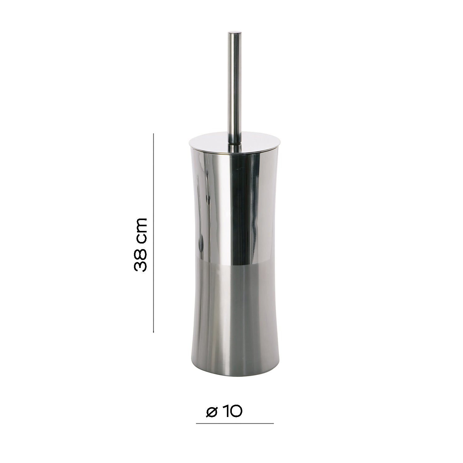 Scopino in Acciaio Inox Gedy serie Primula - Lucido/Spazzolato