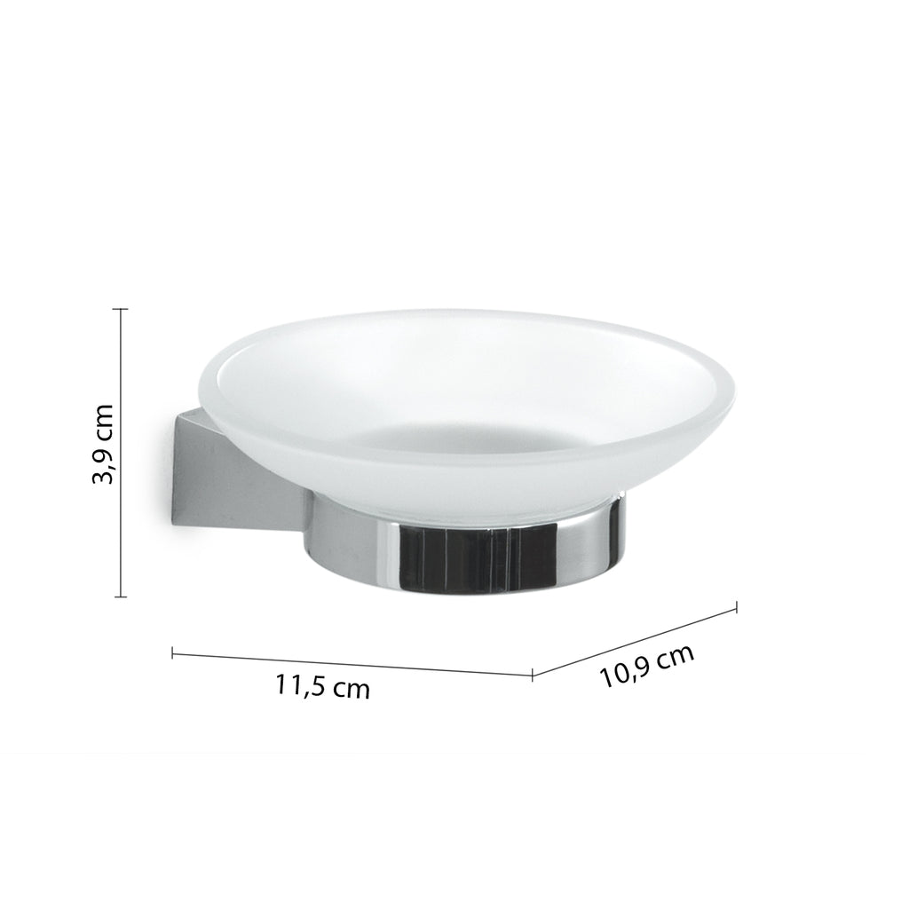Portasapone a parete in Acciaio Inox Gedy serie Tonale - Cromato