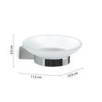 Portasapone a parete in Acciaio Inox Gedy serie Tonale - Cromato