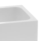 Portaspazzolini in resina e sabbia Gedy serie Sofia - Bianco