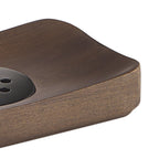 Portasapone da appoggio in bambÃ¹ Gedy modello Dafne - Noce