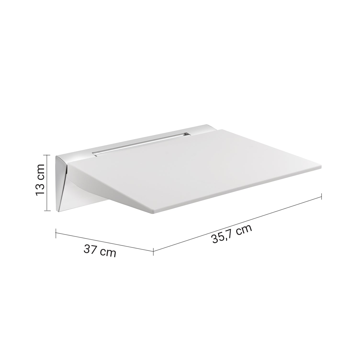 Sedile ribaltabile per doccia modello Prima Classe - Bianco