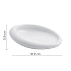 Portasapone da appoggio Gedy serie Iside - Bianco Lucido