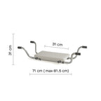 Sedile estensibile per vasca Friend di Gedy - Bianco