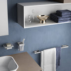 Portaspazzolini in Ottone e Cromall Gedy serie Samoa - Cromato