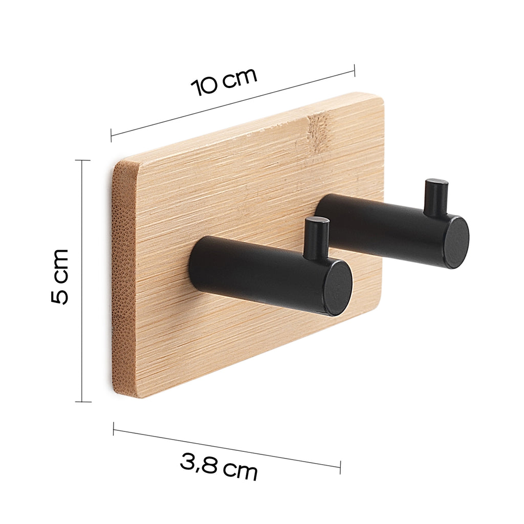 Appendini modello Juncos doppio quadrato di colore bambu'/nero