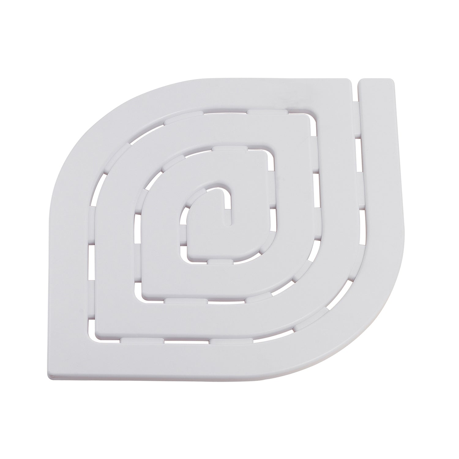 Pedana doccia 54.5x54.5 modello Spirale di Gedy - Bianco