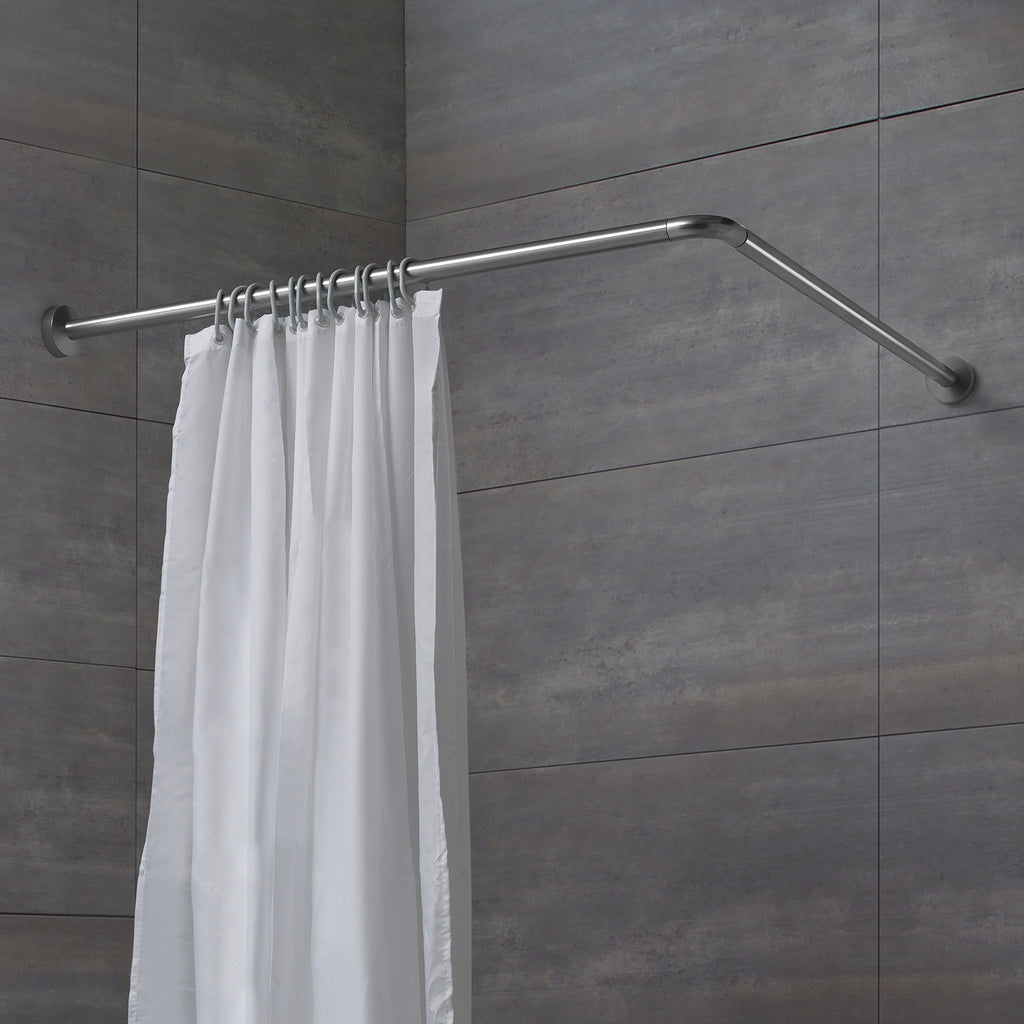 Asta doccia angolare 80x80 cm di Gedy - Alluminio Anodizzato