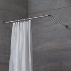 Asta doccia angolare 80x80 cm di Gedy - Alluminio Anodizzato