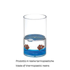 Portaspazzolini da appoggio Gedy serie Pyxis - Bianco/Blu