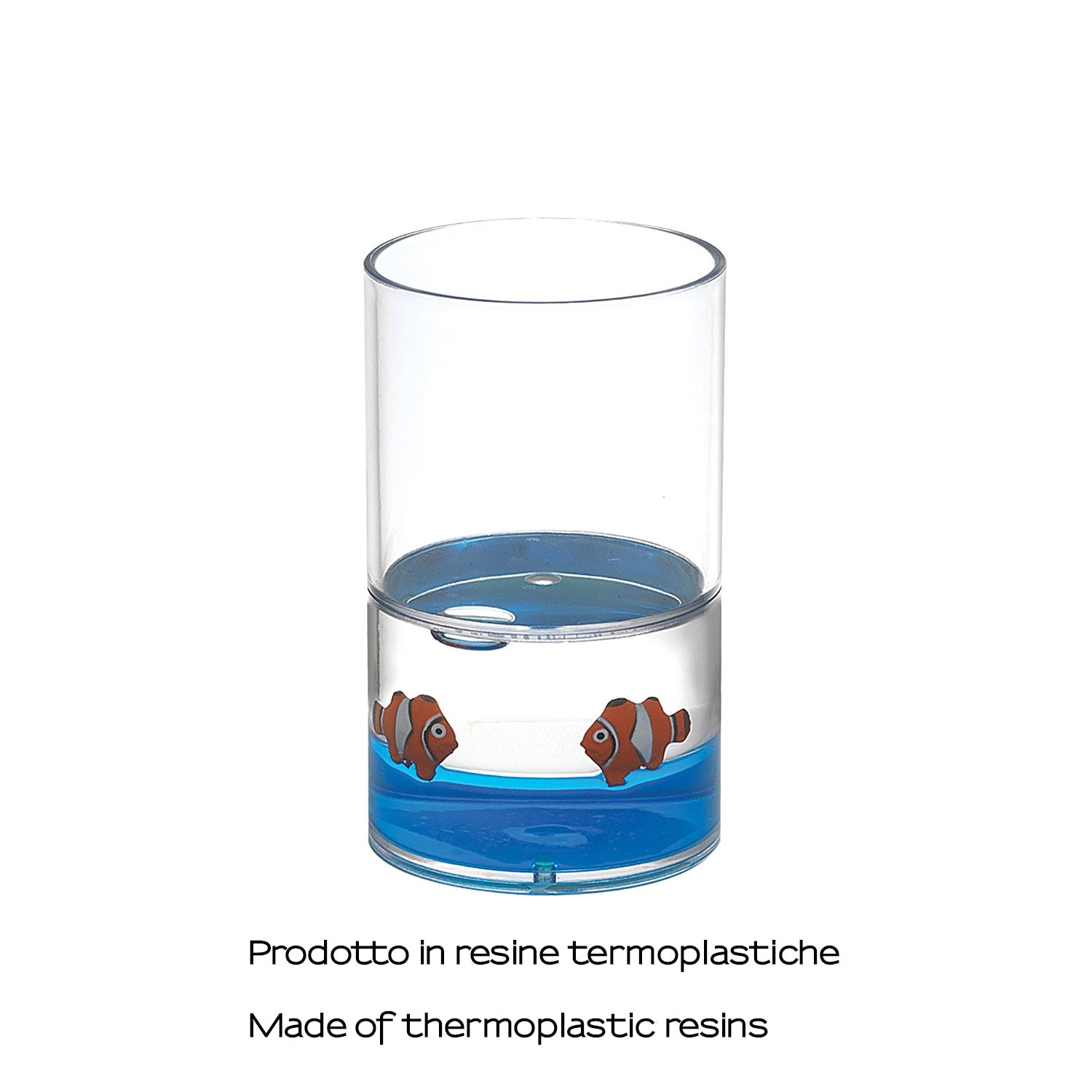 Portaspazzolini da appoggio Gedy serie Pyxis - Bianco/Blu