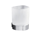 Portaspazzolini a parete Kent di Gedy - Cromato