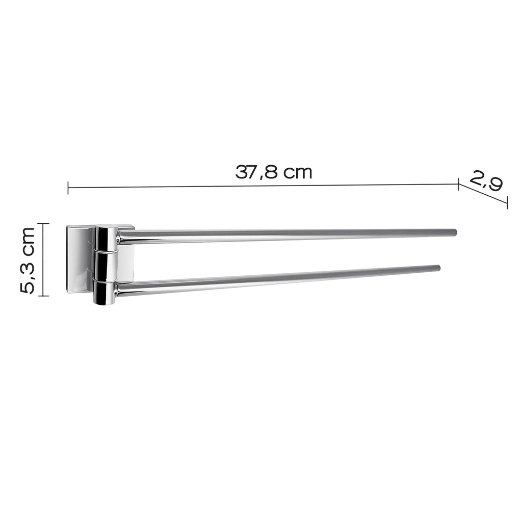 Portasalviette a snodo Fuji di Gedy - Cromato