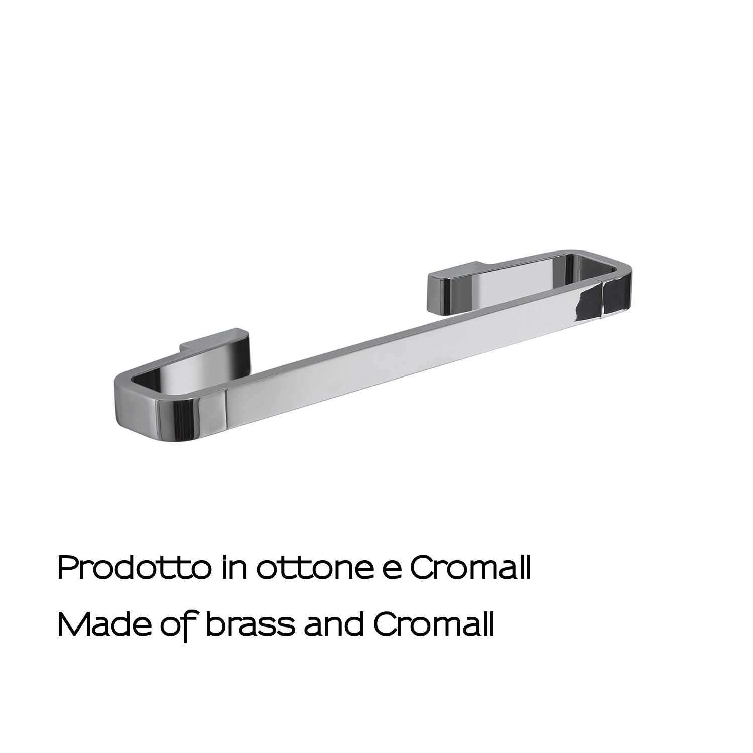 Portasalviette 30 cm in Ottone e Cromall Gedy serie Samoa - Cromato
